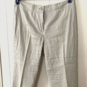 Jones New York stretch linen trousers